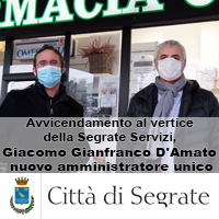 Avvicendamento al vertice della Segrate Servizi, Giacomo Gianfranco D'Amato nuovo amministratore unico